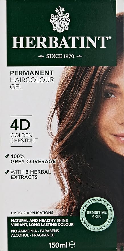 Herbatint Permanent Hair Color Gel, 4d 4 Oz (095216)