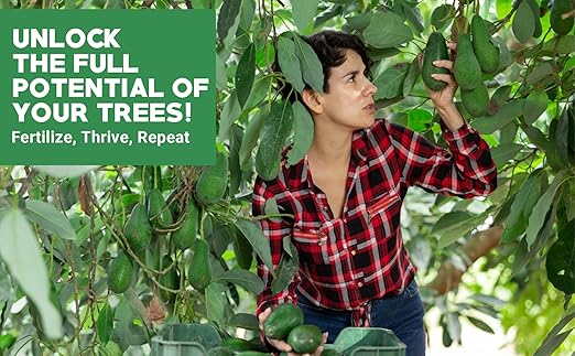 6-4-6 Avocado, Mango Citrus Tree Professional Fertilizer, Plant Food Outdoor/Indoor Gardening; Quick-Release Nitrogen Fertilizer; Orange, Lime, Avocado and Lemon Tree Fertilizer (1/2 QUART)