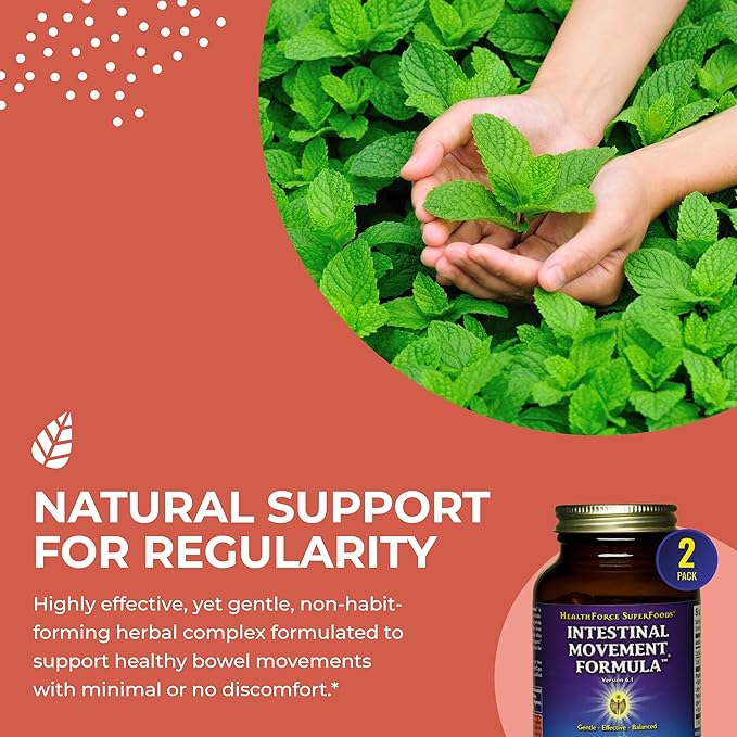 HealthForce SuperFoods Intestinal Movement Formula 120 Caps 3)