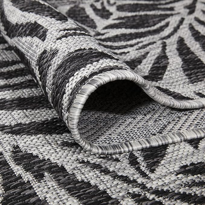 Keen Home Design Terrace Outdoor Area Rug - 6x9 Washable Indoor/Outdoor Rug for Patio, Kitchen, Balcony, Beach, Garden, Deck and Porch, Size: 6'x8'10"