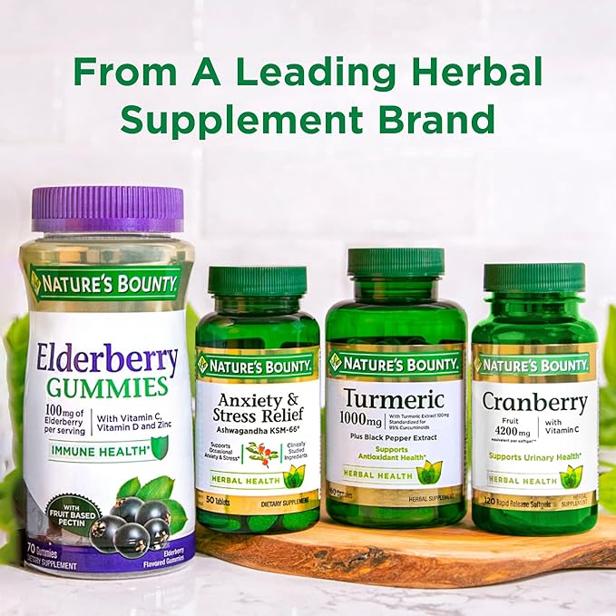 Nature's Bounty Saw Palmetto, Herbal Health 450 mg, 100 Capsules