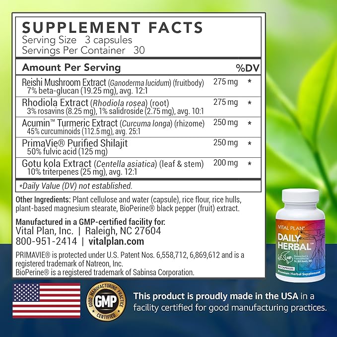 Daily Herbal Supplement by Dr. Bill