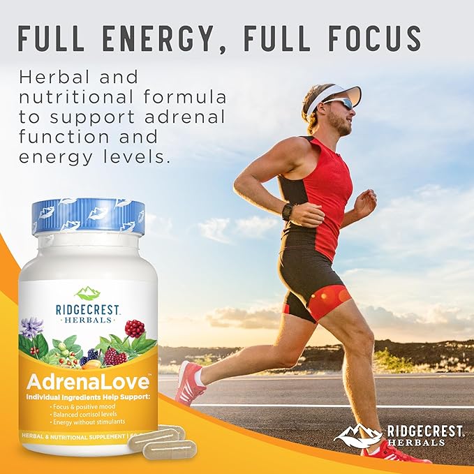 RidgeCrest Herbals Adrenal Fatigue Fighter (New (60 Caps, 30 Serv)