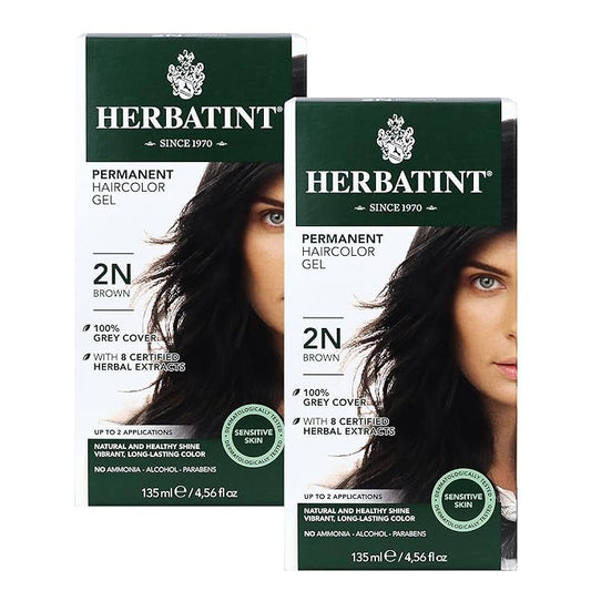 Herbatint: Herbatint Permanent Hair Color Brown 2N, 4.56 4.56 oz (2 pack)