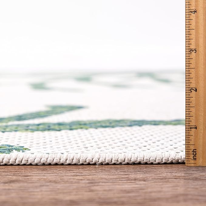 Keen Home Design Terrace Outdoor Runner Rug - 2x6 Washable Indoor/Outdoor Rug for Patio, Kitchen, Balcony, Beach, Garden, Deck and Porch, Size: 2'2"x5'7"