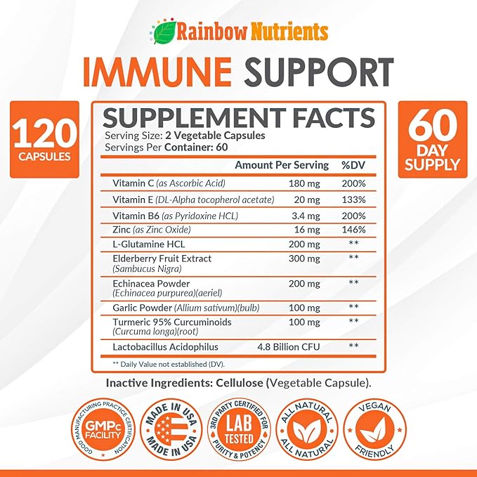 10 in 1 Immune Support Supplement |60 Day