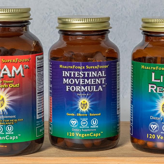 HealthForce SuperFoods Intestinal Movement Formula 120 Caps 3)