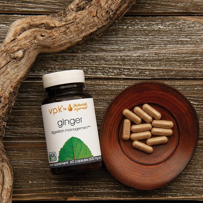 Maharishi Ayurveda - Organic Ginger Supplement (60 Herbal 600 mg)