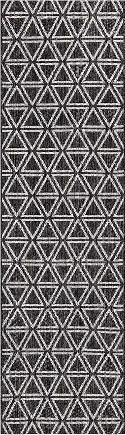 Keen Home Design Outdoor Runner Rug - 2x10 Washable Indoor/Outdoor Rug for Patio, Balcony, Kitchen, Garden, Beach, Deck and Porch. Size: 2'2" x 9'11"