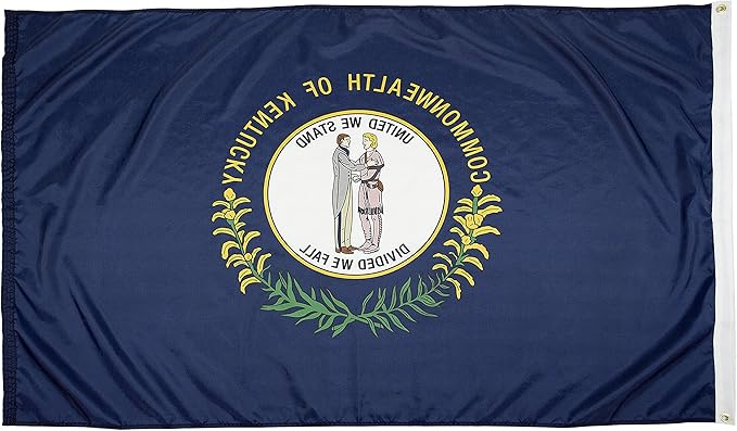 FlagSource Kentucky Nylon State Flag, Made in USA, 4x6'