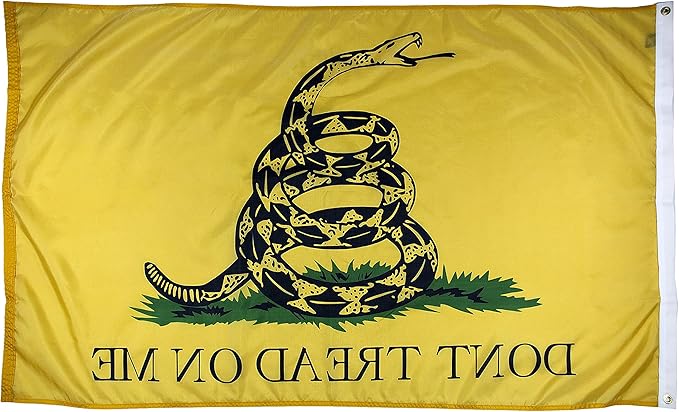 FlagSource Gadsden U.S. Nylon Historical Flag, Made in The USA, 3x5'
