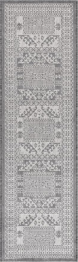 Keen Home Design Terrace Outdoor Runner Rug - 2x6 Washable Indoor/Outdoor Rug for Patio, Kitchen, Balcony, Beach, Garden, Deck and Porch, Size: 2'2"x5'7"