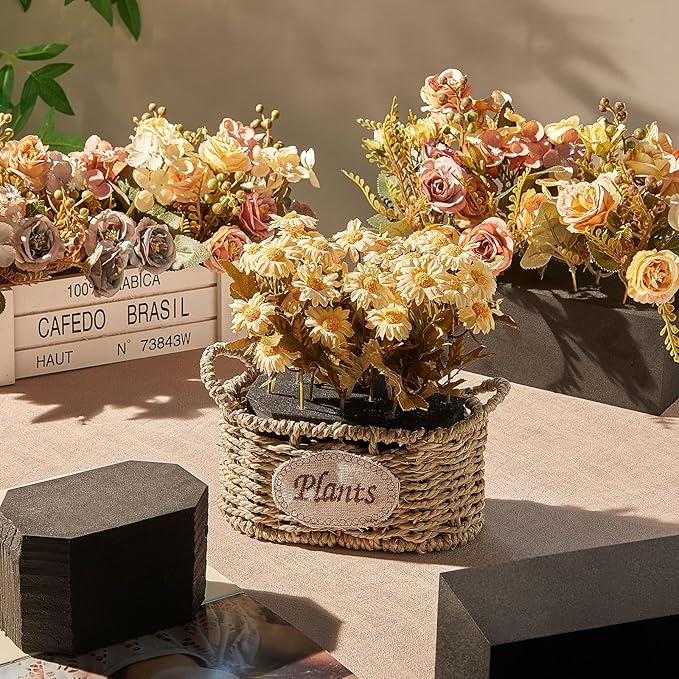 Lallisa 8 Pcs Reusable Floral Foam Blocks 9 x 3 x 3 Water Weather Resistant Dry Floral Foam for Artificial Flower Arrangements Outdoor Flower Boxes Outside Hanging Planters Wedding Home Decor (Black)