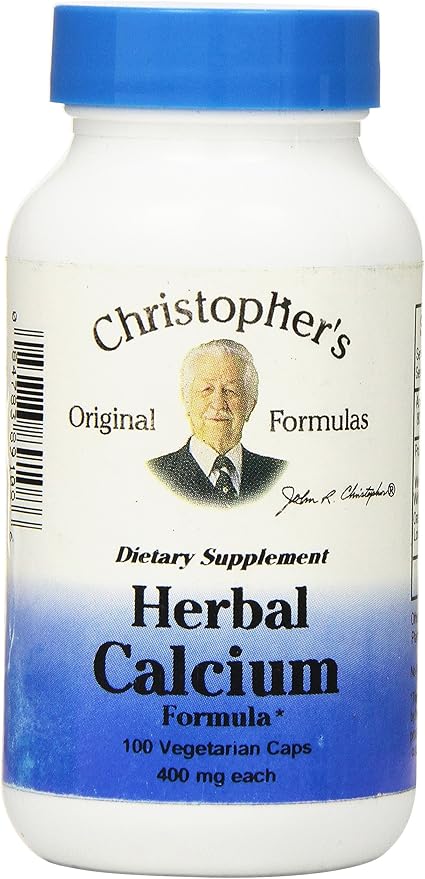 Dr Christopher's Formula Herbal Calcium Formula, 400 mg, 100 Count