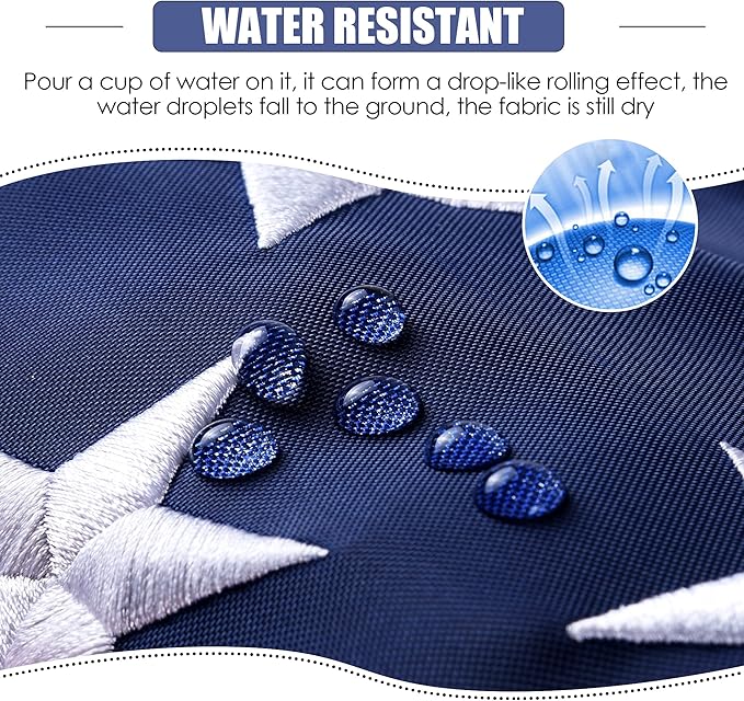 American Flag 30x50 Outside, US Flags for Outdoor Indoor, Heavy Duty Durable, Deluxe Embroidered Stars, Brass Grommets, Sewn Stripes, Vivid Color, Fade Resistant and waterproof