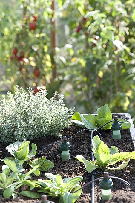 Blumat Drip Irrigation System - Tropf Patio and Deck Starter Kit - Automatic Plant Watering Devices - Easy Setup Self Watering System for Indoor - Prevents Overwatering