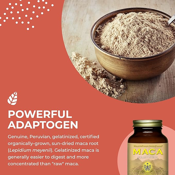 Healthforce Superfood Gelatinized Maca 120 VeganCaps