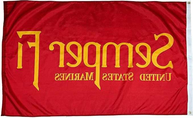 FlagSource Semper Fi Nylon Military Flag, Made in The USA, 3x5'