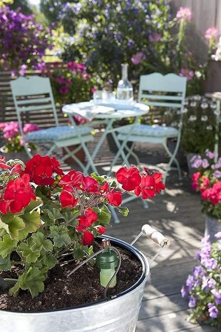 Blumat Drip Irrigation System - Tropf Patio and Deck Starter Kit - Automatic Plant Watering Devices - Easy Setup Self Watering System for Indoor - Prevents Overwatering