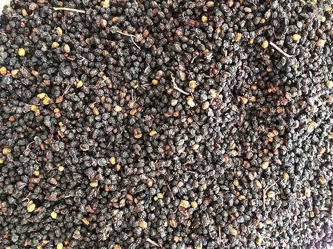 Organic Bio Herbs-Organic Dried Elderberry Fruit 16 Oz.-1 Oz.-1 lb