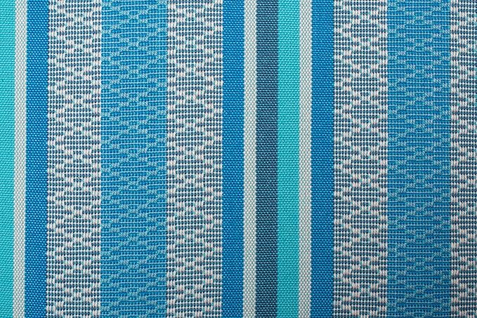 LA SIESTA Habana Hammock Chair, Indoor or Outdoor, Ideal for Sitting or Lying Down, Cotton Hammock, Patio, Swinging Chair, Boho, Max 355 Lbs, King, Azure