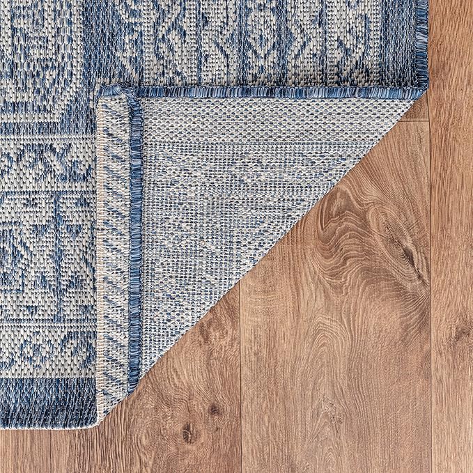 Keen Home Design Terrace Outdoor Runner Rug - 2x6 Washable Indoor/Outdoor Rug for Patio, Kitchen, Balcony, Beach, Garden, Deck and Porch, Size: 2'2"x5'7"