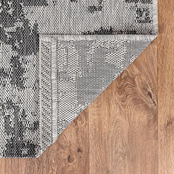 Keen Home Design Terrace Outdoor Throw Rug - 3x5 Washable Indoor/Outdoor Rug for Patio, Kitchen, Balcony, Beach, Garden, Deck and Porch, Size: 3'x5'