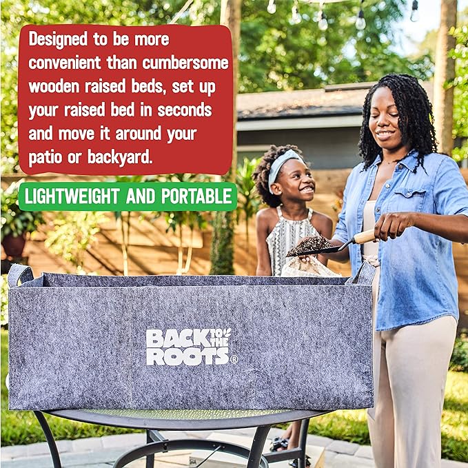 Back to the Roots Breathable Grow Bed, Provides More Oxygen to Roots, Assembles in Seconds 3 cu. ft
